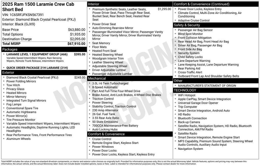 ram ram 1500 pickup 2025 1C6SRFJPXSN567391 image ram ram 1500 pickup 2025 1C6SRFJPXSN567391 image